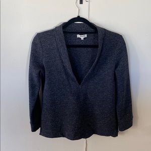 Madewell v neck sweatshirt